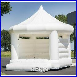 5x5x4.7mH Portable White Inflatable Wedding Party Bouncy Castle Decor Canopy