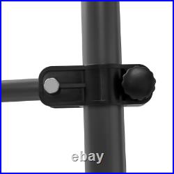 6.5-10ft Height Adjustable Patio Awning Retractable Awning Sunshade Shelter