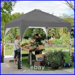 6.6×6.6/8×8/10×10/12×12FT Pop Up Tent, Outdoor Portable Tent with Surrounding Edge