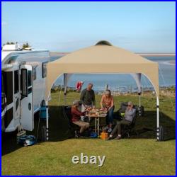 6.6×6.6/8×8/10×10/12×12FT Pop Up Tent, Outdoor Portable Tent with Surrounding Edge