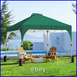 6.6×6.6/8×8/10×10/12×12FT Pop Up Tent, Outdoor Portable Tent with Surrounding Edge
