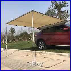 6.6x8.2ft Car Tent Awning SUV Vehicle Fold Out Awning UV-Resistant Waterproof