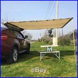 6.6x8.2ft Car Tent Awning SUV Vehicle Fold Out Awning UV-Resistant Waterproof