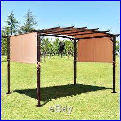 6.7'x17' Universal Replacement Canopy Cover Pergola Structure Sun Awning