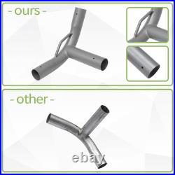 6 Leg Carport Kits, High Peak Canopy Fitting Kit with 1-3/8 ID, Galvanized Steel