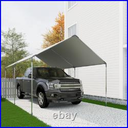 6 Leg Carport Kits, High Peak Canopy Fitting Kit with 1-3/8 ID, Galvanized Steel