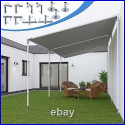 6-Leg Lean-To Canopy Fittings Kit for 1 EMT, 18 Pcs for DIY Carport/Shelter