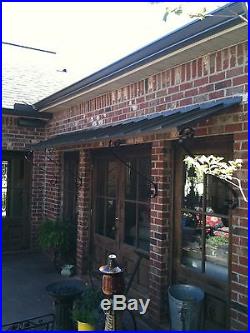 6 ft. Aluminum window or door awning with decorative scrolls