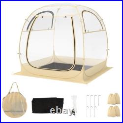 6 x 6 FT Instant Pop up Tent Weatherproof Shelter Sports Tent for 5-6 People