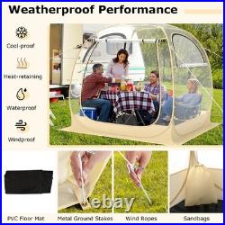6 x 6 FT Instant Pop up Tent Weatherproof Shelter Sports Tent for 5-6 People