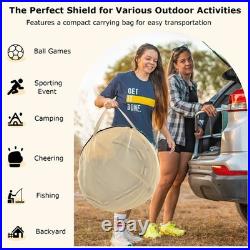 6 x 6 FT Instant Pop up Tent Weatherproof Shelter Sports Tent for 5-6 People