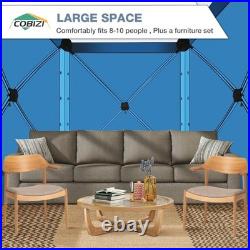 6'x6' Pop up Gazebo Screen Tent Screen House for Camping Hub Tent with Carry Bag