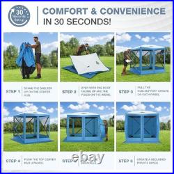 6'x6' Pop up Gazebo Screen Tent Screen House for Camping Hub Tent with Carry Bag