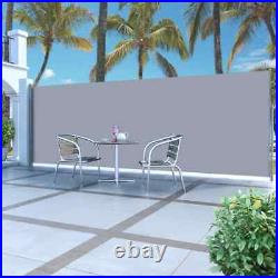63x197inch Retractable Side Awning Patio Screen Retractable Fence Privacy Screen