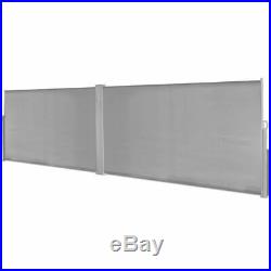 63x236 Sunshade Patio Retractable Wall Side Awning Privacy Wind Screen Divide
