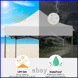 6X6 Ft Heavy Duty Canopy Tent, Pop up Commercial Tent, Outdoor Party Camping Tent