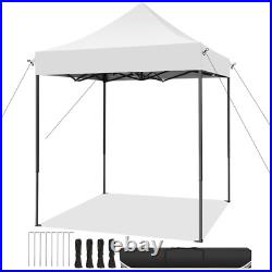 6X6 Ft Heavy Duty Canopy Tent, Pop up Commercial Tent, Outdoor Party Camping Tent