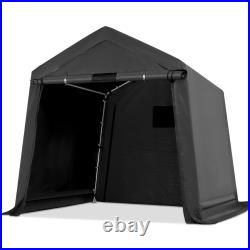 6x6/8x8/10x15/10x20/13x20 Outdoor Storage Shelter Shed Carport Canopy Car Tent