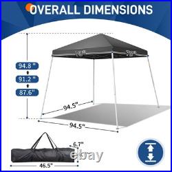 6x6ft Pop Up Canopy Tent, Outdoor Tent Canopy Foldable Portable Canopies