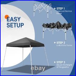 6x6ft Pop Up Canopy Tent, Outdoor Tent Canopy Foldable Portable Canopies