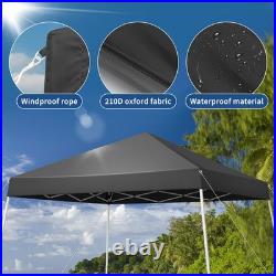 6x6ft Pop Up Canopy Tent, Outdoor Tent Canopy Foldable Portable Canopies