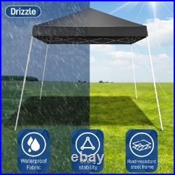 6x6ft Pop Up Canopy Tent, Outdoor Tent Canopy Foldable Portable Canopies