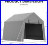 6x8-7x12-10x15ft-Outdoor-Storage-Shelter-Shed-Carport-Canopy-Garage-Car-Tent-01-lf