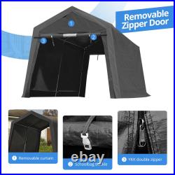 6x8/7x12/8x14/10x10 Outdoor Storage Shelter Shed Carport Canopy Garage Car Tent