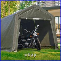 6x8/7x12/8x14/10x10 Outdoor Storage Shelter Shed Carport Canopy Garage Car Tent