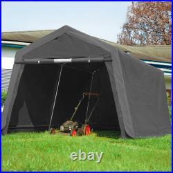 6x8/7x12/8x14/10x10 Outdoor Storage Shelter Shed Carport Canopy Garage Car Tent