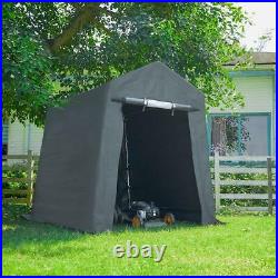 6x8 ft Outdoor Storage Shelter Shed Heavy Duty Anti-snow Garage Car Tent Carport