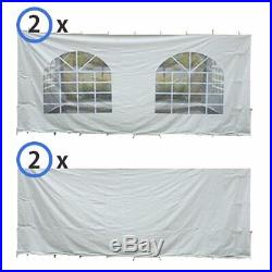 7' High Vinyl Sidewall Waterproof Panel For 20x20' Tent Solid & Cathedral Window