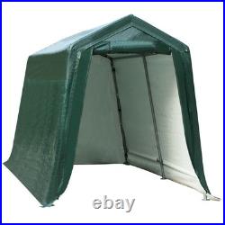 7'x12' Patio Tent Carport Storage Shelter Shed Car Canopy Heavy Duty Green