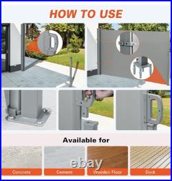 71'' x 138'' Retractable Side Awning Waterproof & UV-Resistant