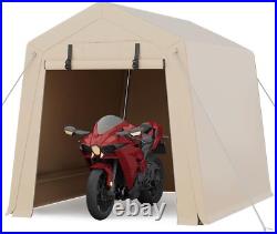 7x10x7.36ft Outdoor Storage Shelter Shed Carport Canopy Garage Motorcycle Tent