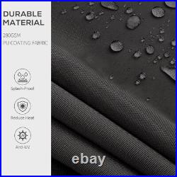 8' x 6.5' Patio Retractable Awning Sunshade Shelter Dark Gray