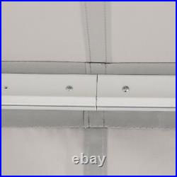 8' x 7' Retractable Sunshade Awning with Crank for Outdoor Porch Deck Window