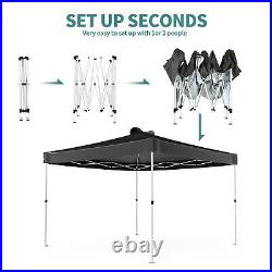 8 x 8 Ft Outdoor Pop up Canopy Tent Commercial Instant Shelter with Carrier Bag