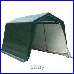 8'x14' Patio Tent Carport Storage Shelter Shed Car Canopy Heavy Duty Green