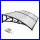 80-x-40-Window-Canopy-Awning-Door-Complete-Polycarbonate-Sheet-Patio-Decor-01-vy