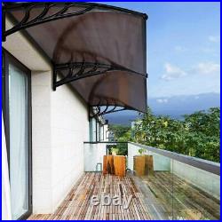 80x40 Outdoor Patio Window Front Door Awnings Canopy Shade Cover Protector