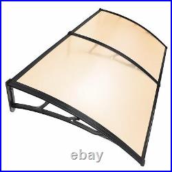 80x40 Porch Window Door Cover Outdoor Awning Polycarbonate UV Rain Snow Proof