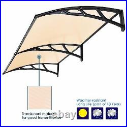 80x40 Window Door Awning Outdoor DIY Canopy Patio Sun UV Rain Shield Cover