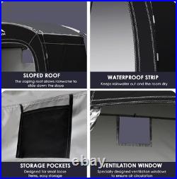 8x12 FT Outdoor Storage Shed Portable Garage Motorcycle Bike Tent Waterproof