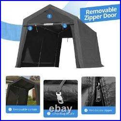 8x14 Outdoor Storage Shelter Shed Heavy Duty Anti-snow Garage Car Tent Carport