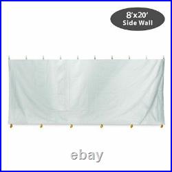 8x20 Canopy Tent Sidewall Solid 16 Oz Vinyl Premium BlockOut Enclosure Panel