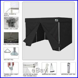 8x8 Ez Pop Up Canopy Commercial Photo Booth Instant Outdoor Tent WithSide Walls