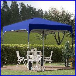 8x8 ft EZ Pop Up Canopy Tent Instant Sun Shelter for Party Outdoor Garden Patio