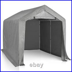 8x8ft Storage Shelter Shed Outdoor Heavy Duty Carport Canopy Garage Car Tent