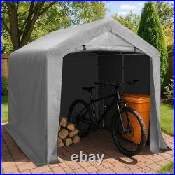 8x8ft Storage Shelter Shed Outdoor Heavy Duty Carport Canopy Garage Car Tent